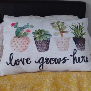 🎉2 for $15🎉 Love Grows Here Accent Pillow